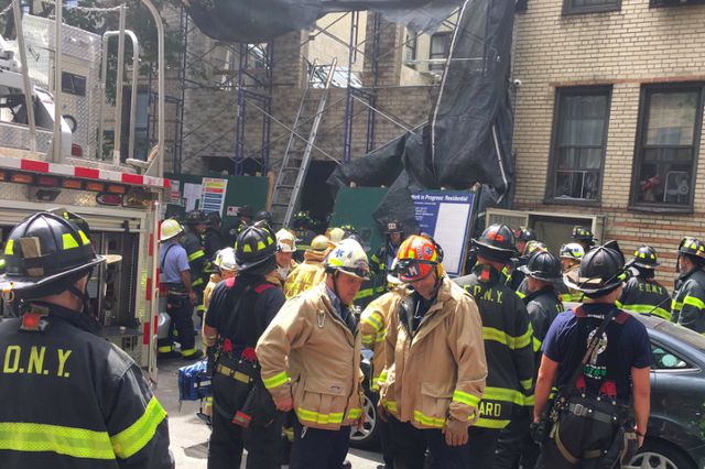 Building collapse in Bronx